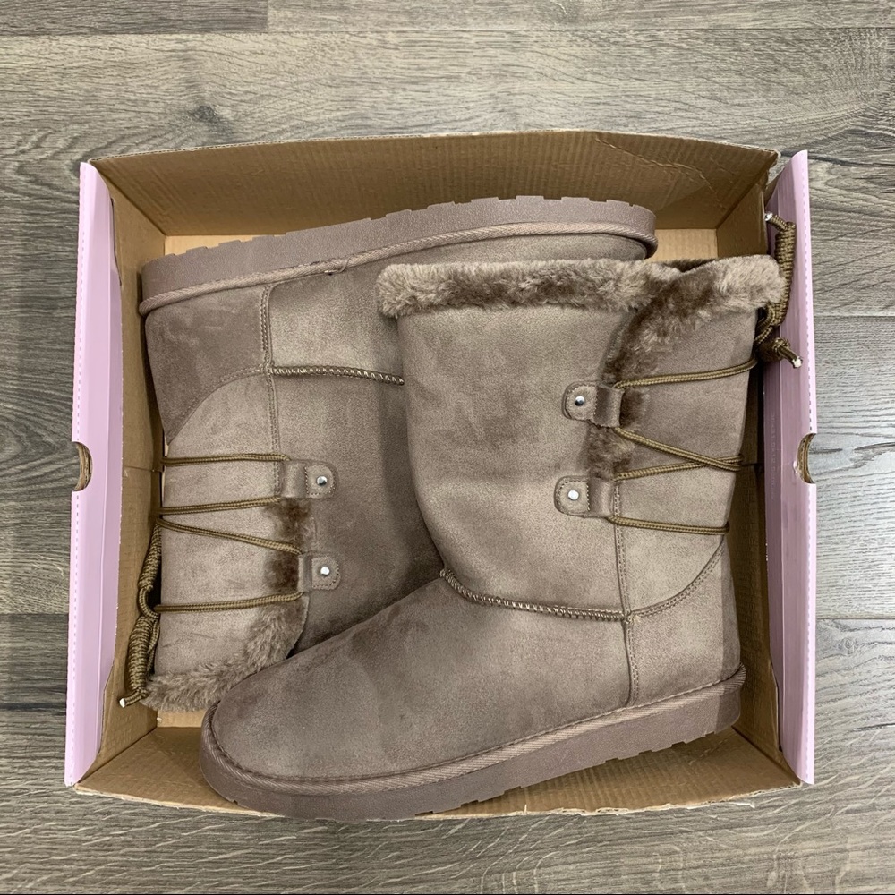 POP Truffle Fur Warm Booties